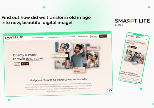 Custom UX design and website for healthcare clinic
