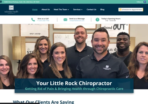 Website Design and Local SEO For RH Little Rock