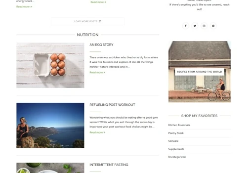 Sarah O'shea Nutrition - Blog