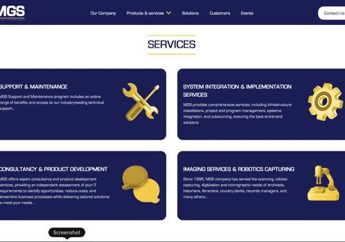 MGS - Corporate Website Design & Development