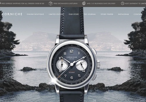 Luxury Website for Corniche Watches