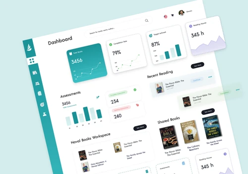 Books Dashboard UI Design