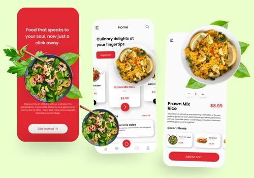 Food Mobile App UI Design