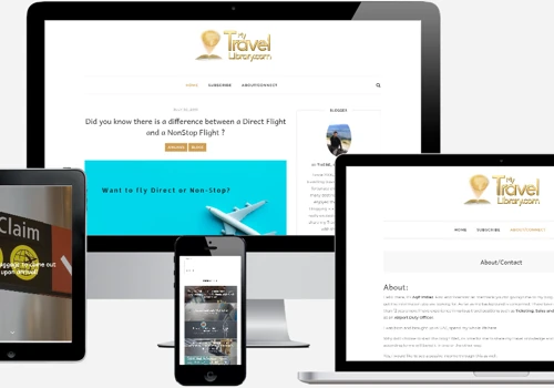 My Travel Library Web Design and Development
