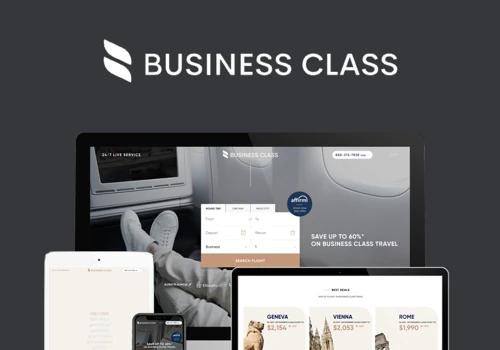 Business Class: Travel Tech Booking Engine App