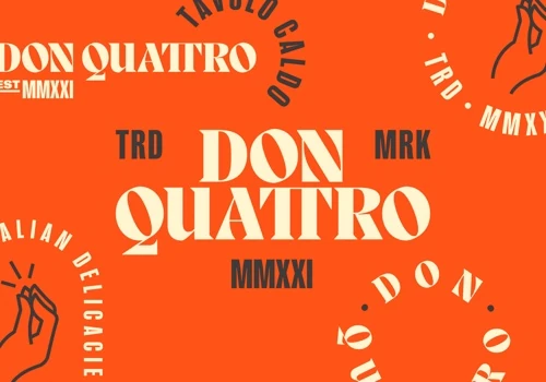 Brand creation and naming for Don Quattro pizzaria
