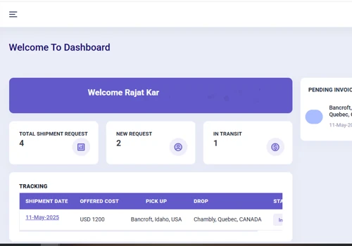 Haulnmove (Website , In Build CRM)