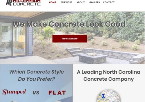 Web Development for Concrete Company