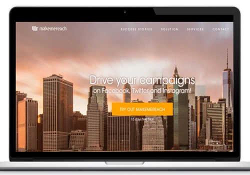 MakeMeReach – Web App