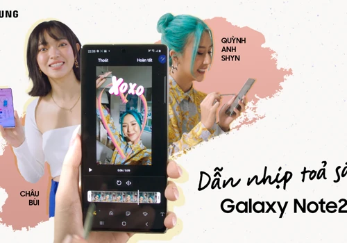 "Cảm hứng dẫn nhịp tỏa sáng" for Samsung Galaxy Note20