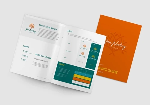 Jen Norling - Life Coach Branding guide