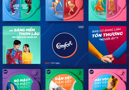 Campaign "Yêu quần áo đậm sâu" for Comfort Viet Nam