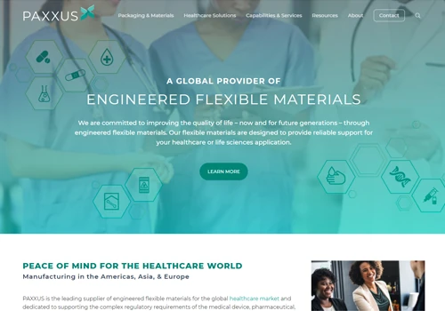International Manufacturer Website Rebrand