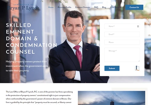 Eminent Domain Attorney Website Refresh