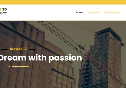 Construction Company Website Development, SMM, SEO