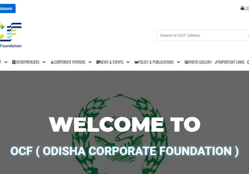Website Design for Odisha Corporate Foundation
