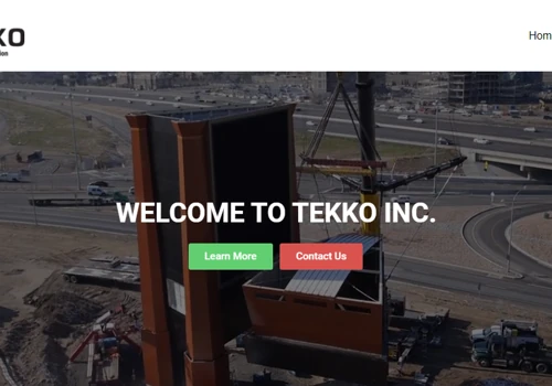 Web Design and devloper for Tekko Inc