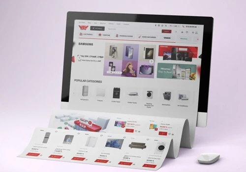E-commerce webiste development