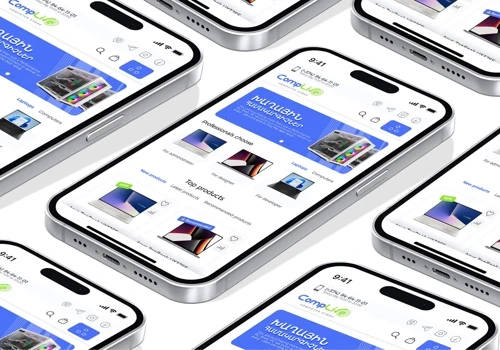 Online shop development