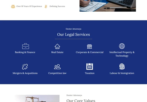 Website Redesign for Dexter Attorneys