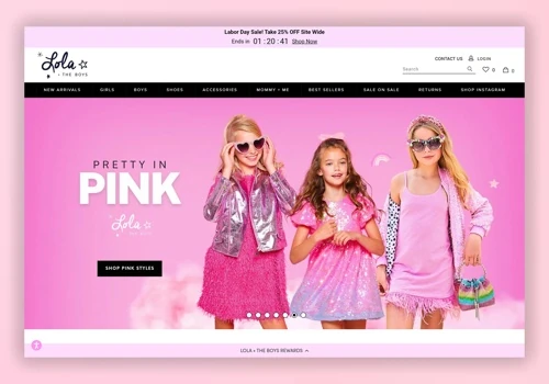 Lola + The Boys – eCommerce Fashion Platform