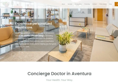 Modern SEO-ready website developed on Squarespace