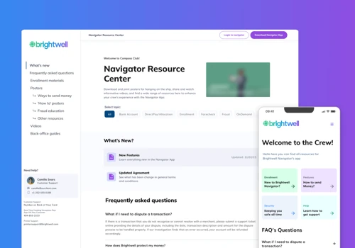 Fintech marketing site & webapp rescued / revamped