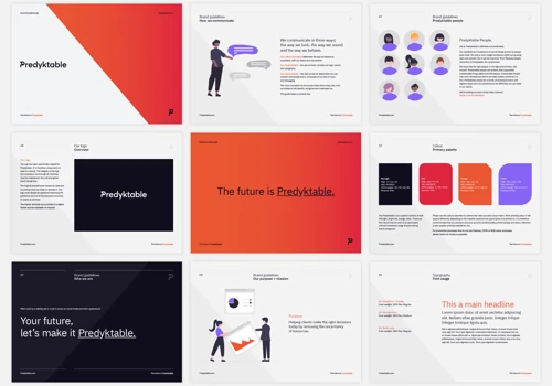 Brand+website for funded AI analytics startup