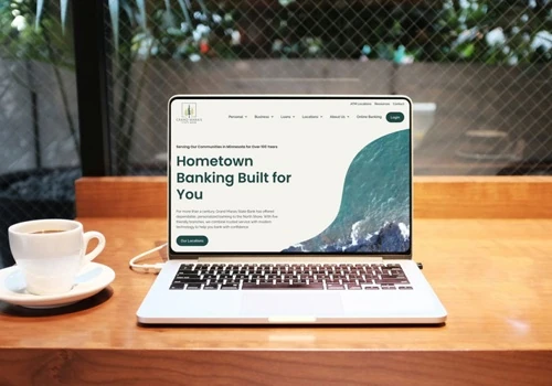 Grand Marais State Bank Website Redesign