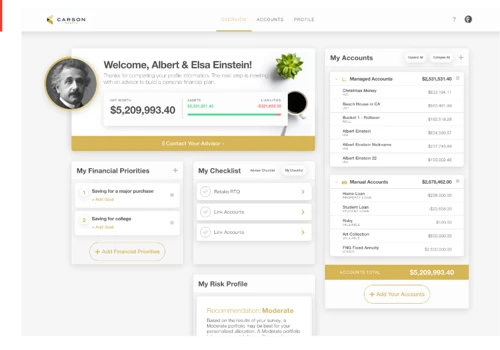 Carson Financial Services Customer Platform