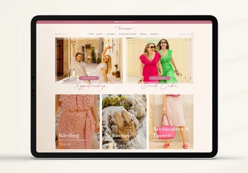 Shopify redesign for fashion shop