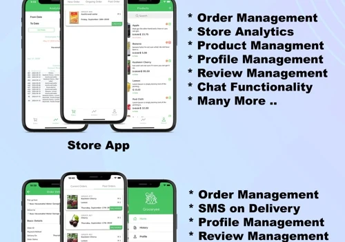 Grocery / delivery services / Ecommerce multi vendors(Android + iOS + Website) ionic 5 / CodeIgniter