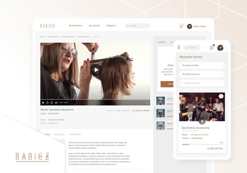 Dedicated e-learning platform for Babicz Academy