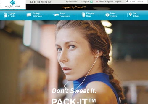Eagle Creek European Website on Magento