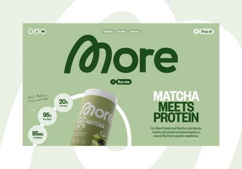 Protein meets Matcha.
