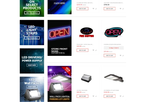 AffordableLED Magento Website
