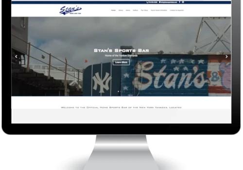 Stan's Sports Bar Website Design