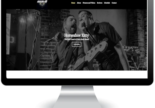 Horseshoe Kitty Website Design