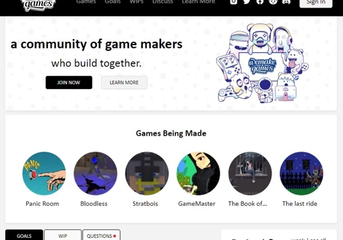Wemake.games [A community portal for game developers]