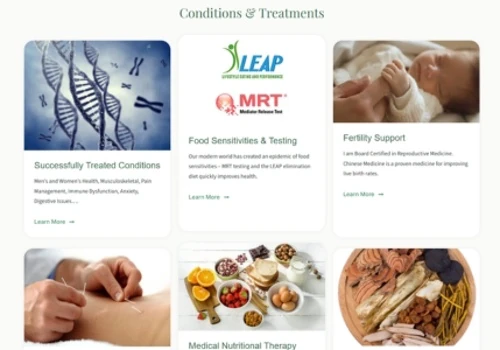 WordPress Website for Acupuncture & Nutrition Prac