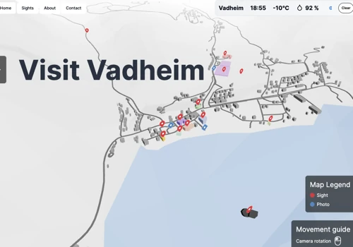 3D Tourist Web Experience
