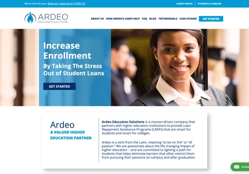 Ardeo Education Solutions | Helping Students Take the Stress out of Loans