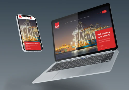 EAE Lighting / Concept Web Design