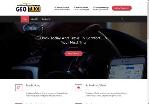 Geo Taxi Service Website
