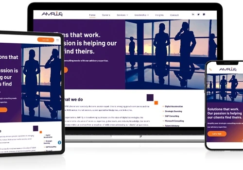 Amplify Resources Group Website Design