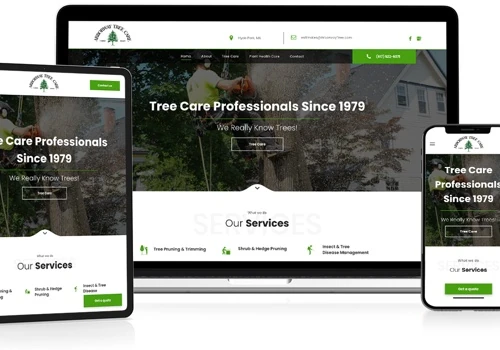 Arborway Tree Care Website Design