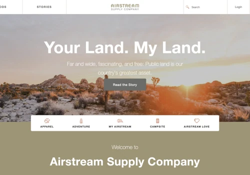 Airstream Supply Company Online Shop