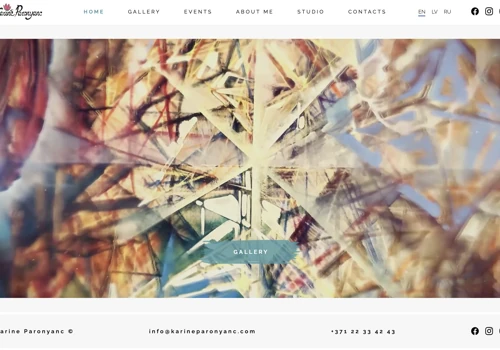 Web Application for Art Artist