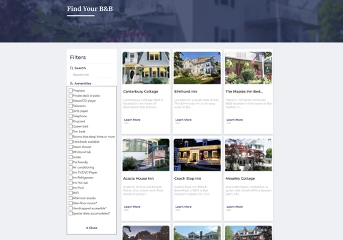 BarHarbor web application