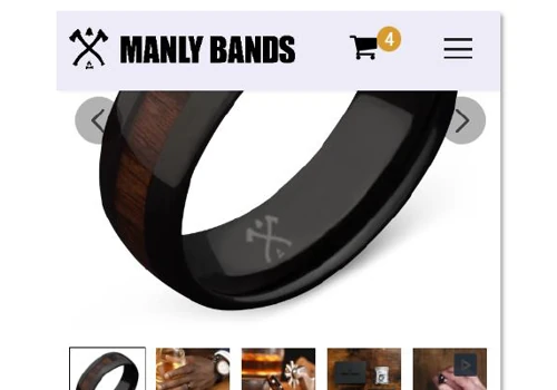 164% increase in conversion rate for Manly Bands